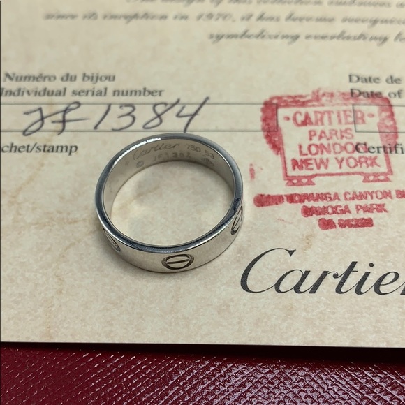 cartier b love ring